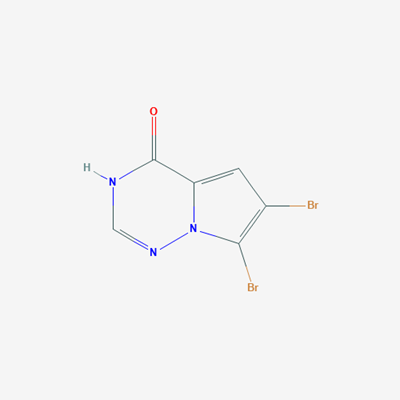 Picture of 6,7-Dibromo-3H,4H-pyrrolo[2,1-f][1,2,4]triazin-4-one