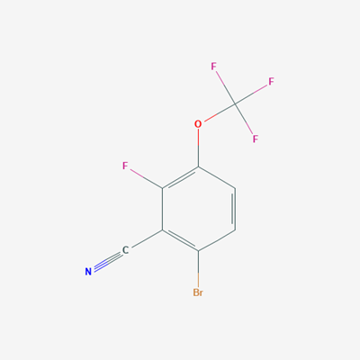 Picture of 6-bromo-2-fluoro-3-trifluoromethoxybenzonitrile