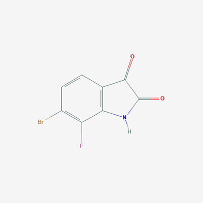 Picture of 6-Bromo-7-fluoroindoline-2,3-dione