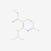 Picture of 6-Chloro-2-(difluoromethoxy)nicotinic acid