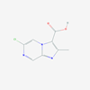 Picture of 6-Chloro-2-methylimidazo[1,2-a]pyrazine-3-carboxylic acid