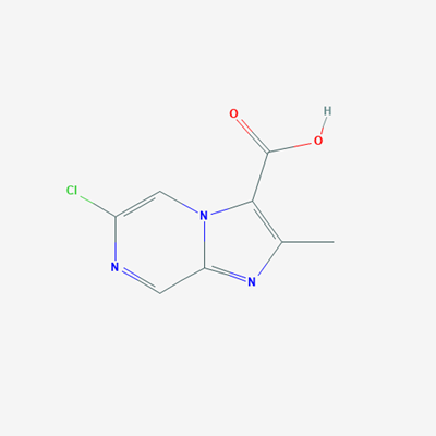 Picture of 6-Chloro-2-methylimidazo[1,2-a]pyrazine-3-carboxylic acid