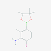 Picture of 6-Fluoro-2-methyl-3-(4,4,5,5-tetramethyl-1,3,2-dioxaborolan-2-yl)aniline