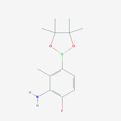 Picture of 6-Fluoro-2-methyl-3-(4,4,5,5-tetramethyl-1,3,2-dioxaborolan-2-yl)aniline
