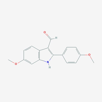 Picture of 6-Methoxy-2-(4-methoxyphenyl)-1H-indole-3-carbaldehyde