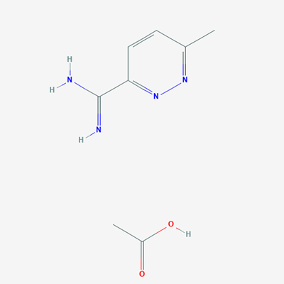 Picture of 6-Methylpyridazine-3-carboximidamide acetate