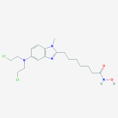 Picture of 7-(5-(Bis(2-chloroethyl)amino)-1-methyl-1H-benzo[d]imidazol-2-yl)-N-hydroxyheptanamide
