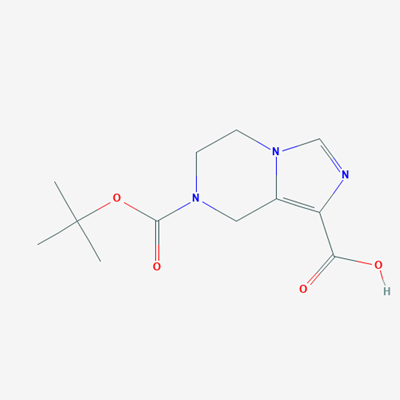 Picture of 7-(tert-Butoxycarbonyl)- 5,6,7,8-tetrahydroimidazo-[1,5-a]pyrazine-1-carboxylic acid