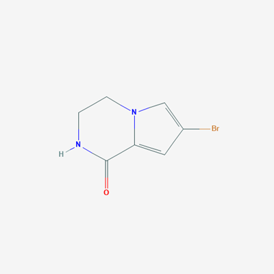 Picture of 7-Bromo-3,4-dihydropyrrolo[1,2-a]pyrazin-1(2H)-one