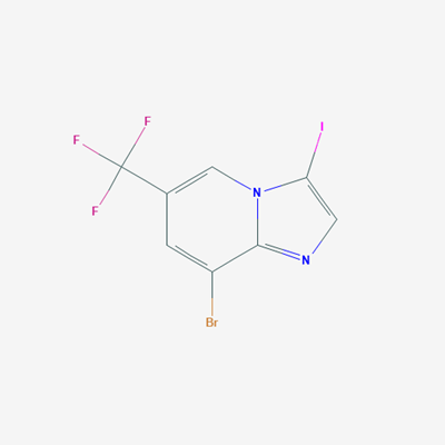 Picture of 8-Bromo-3-iodo-6-(trifluoromethyl)imidazo[1,2-a]pyridine