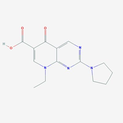 Picture of 8-Ethyl-5-oxo-2-(pyrrolidin-1-yl)-5,8-dihydropyrido[2,3-d]pyrimidine-6-carboxylic acid