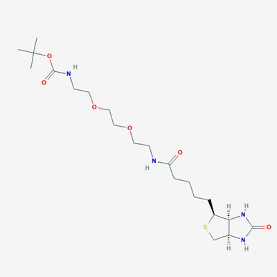 Picture of BIotin-peg2-nh-boc