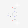 Picture of Di-tert-butyl (R)-2-(aminomethyl)piperazine-1,4-dicarboxylate