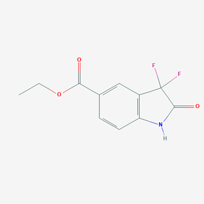 Picture of Ethyl 3,3-difluoro-2-oxoindoline-5-carboxylate