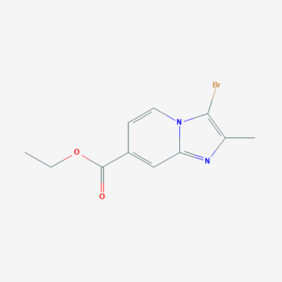 Picture of Ethyl 3-bromo-2-methylimidazo[1,2-a]pyridine-7-carboxylate