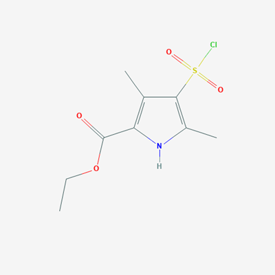 Picture of Ethyl 4-(chlorosulfonyl)-3,5-dimethyl-1H-pyrrole-2-carboxylate