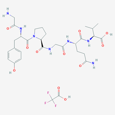 Picture of H-Gly-Tyr-Pro-Gly-Gln-Val-OH trifluoroacetate