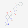 Picture of Lithium 3-(2-(4-benzoylpiperazin-1-yl)-2-oxoacetyl)-4-methoxy-7-(3-methyl-1H-1,2,4-triazol-1-yl)pyrrolo[2,3-c]pyridin-1-ide