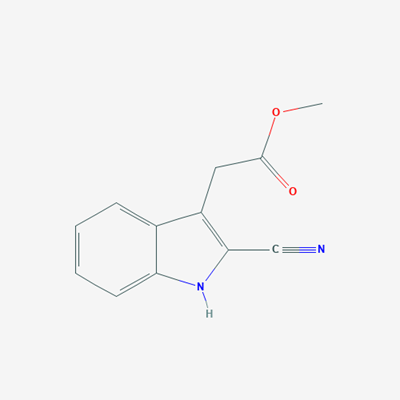 Picture of Methyl 2-(2-cyano-1H-indol-3-yl)acetate