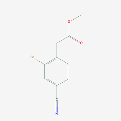 Picture of methyl 2-bromo-4-cyanophenylacetate 