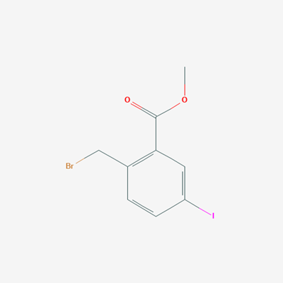 Picture of methyl 2-bromomethyl-5-iodobenzoate
