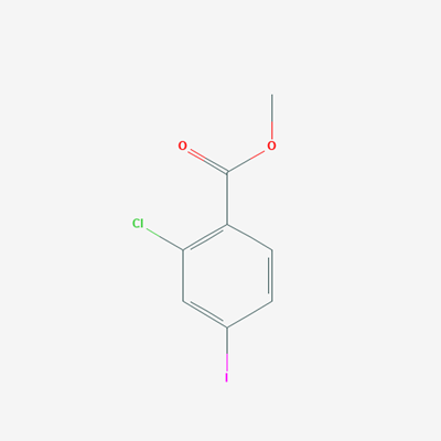 Picture of methyl 2-chloro-4-iodobenzoate 