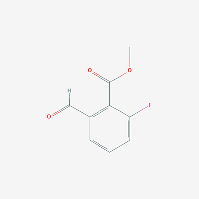 Picture of methyl 2-formyl-6-fluorobenzoate 