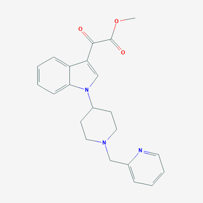 Picture of Methyl 2-oxo-2-(1-{1-[(pyridin-2-yl)methyl]piperidin-4-yl}-1H-indol-3-yl)acetate