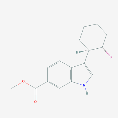 Picture of Methyl 3-(trans-2-fluorocyclohexyl)-1H-indole-6-carboxylate