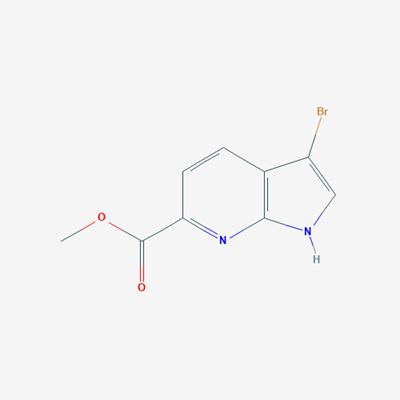 Picture of Methyl 3-bromo-1H-pyrrolo[2,3-b]pyridine-6-carboxylate