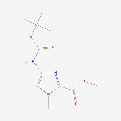 Picture of Methyl 4-((tert-butoxycarbonyl)amino)-1-methyl-1H-imidazole-2-carboxylate