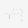 Picture of Methyl 4-bromo-1-cyclopropyl-1H-indole-6-carboxylate