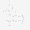 Picture of Methyl 6-((4-bromo-2-fluorophenyl)amino)-7-fluoro-1H-benzo[d]imidazole-5-carboxylate