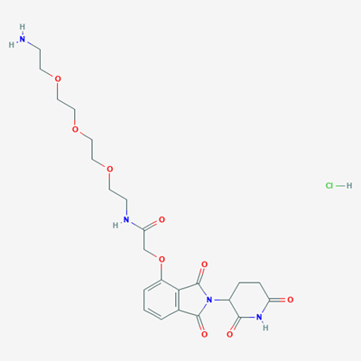 Picture of N-(2-(2-(2-(2-Aminoethoxy)ethoxy)ethoxy)ethyl)-2-((2-(2,6-dioxopiperidin-3-yl)-1,3-dioxoisoindolin-4-yl)oxy)acetamide hydrochloride