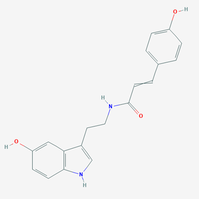 Picture of N-(2-(5-Hydroxy-1H-indol-3-yl)ethyl)-3-(4-hydroxyphenyl)acrylamide