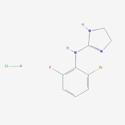 Picture of N-(2-Bromo-6-fluorophenyl)-4,5-dihydro-1H-imidazol-2-amine hydrochloride
