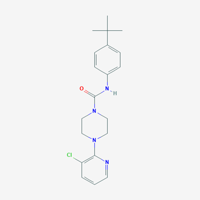 Picture of N-(4-(tert-Butyl)phenyl)-4-(3-chloropyridin-2-yl)piperazine-1-carboxamide