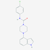 Picture of N-(4-Chlorophenyl)-4-(1H-indol-4-yl)piperazine-1-carboxamide