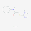 Picture of N-Cycloheptyl-2-(4,5-dihydro-1H-imidazol-2-ylsulfanyl)acetamide hydrochloride