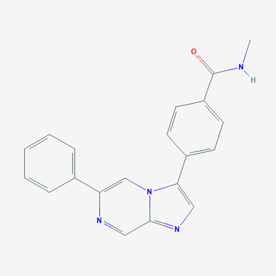 Picture of N-Methyl-4-(6-phenylimidazo[1,2-a]pyrazin-3-yl)benzamide