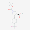 Picture of rel-(3S,4R)-1-(tert-Butoxycarbonyl)-4-(4-(trifluoromethyl)phenyl)pyrrolidine-3-carboxylic acid