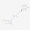 Picture of rel-N-(2-(5-Methoxy-1H-indol-3-yl)ethyl)-5-((3aR,4R,6aS)-2-oxohexahydro-1H-thieno[3,4-d]imidazol-4-yl)pentanamide