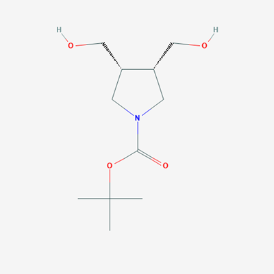 Picture of Rel-tert-butyl (3R,4S)-3,4-bis(hydroxymethyl)pyrrolidine-1-carboxylate