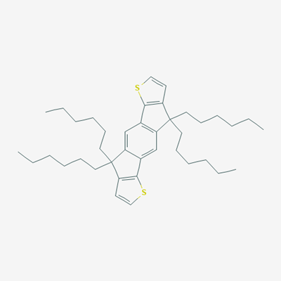 Picture of s-Indaceno[1,2-b:5,6-b']dithiophene, 4,4,9,9-tetrahexyl-4,9-dihydro-