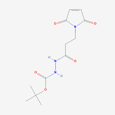 Picture of tert-Butyl 2-(3-(2,5-dioxo-2,5-dihydro-1H-pyrrol-1-yl)propanoyl)hydrazinecarboxylate