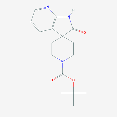 Picture of tert-Butyl 2'-oxo-1',2'-dihydrospiro[piperidine-4,3'-pyrrolo[2,3-b]pyridine]-1-carboxylate