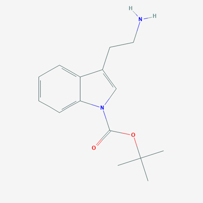 Picture of tert-Butyl 3-(2-aminoethyl)-1H-indole-1-carboxylate