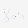 Picture of tert-Butyl 3-(5-(4,4,5,5-tetramethyl-1,3,2-dioxaborolan-2-yl)-1H-pyrazol-1-yl)azetidine-1-carboxylate