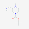 Picture of tert-Butyl 3-(aminomethyl)-4-methylpiperazine-1-carboxylate