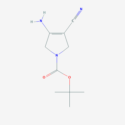 Picture of tert-Butyl 3-amino-4-cyano-2,5-dihydro-1H-pyrrole-1-carboxylate